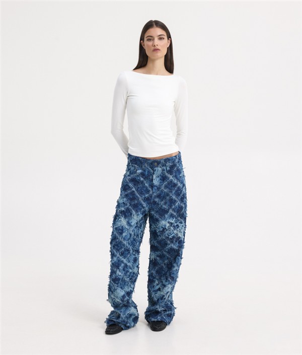 SSG MONICA RHOMBUS JEANS TIE DIE